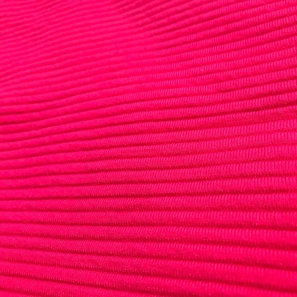 Milly Women's Pink Pintuck Off The Shoulder Top - Picture 4 of 4